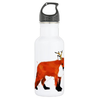 Fox-Wasserfarbe Edelstahlflasche