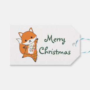 Fox Weihnachtsschnee Winter Tiere Füchse Trucker H Geschenkanhänger