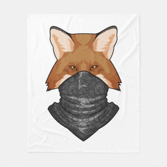 Fox wie Bandit mit KerChief Fleecedecke (Vorderseite)
