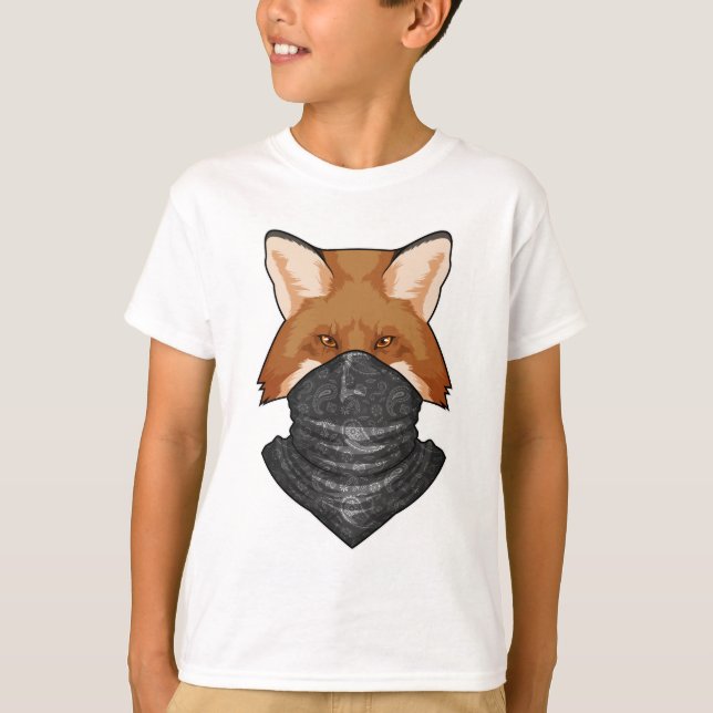 Fox wie Bandit mit KerChief T-Shirt (Vorderseite)
