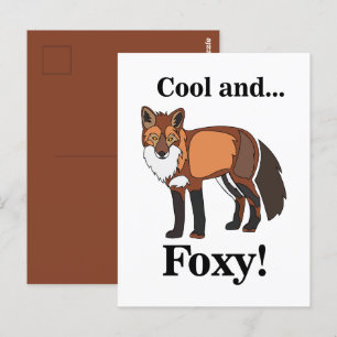 Fox Wild Animal Foxy Postkarte