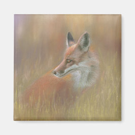 Fox wildlife magnet. magnet
