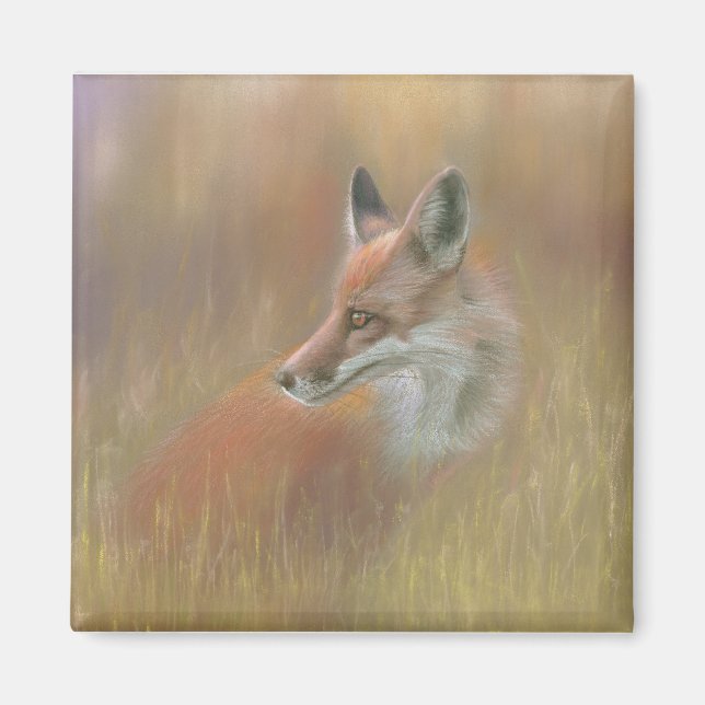 Fox wildlife magnet.  magnet (Vorne)