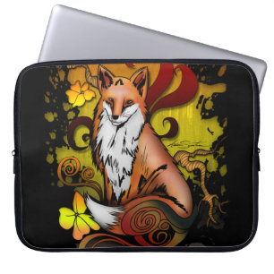 Fox Woodland Laptop-Hülle in Cozy Autumn Laptopschutzhülle
