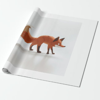 Fox Wrapping Paper Geschenkpapier
