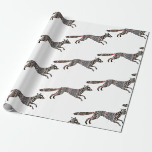 Fox Wrapping Paper Geschenkpapier