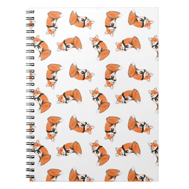Fox-Wurf-Notizbuch Notizblock (Vorderseite)