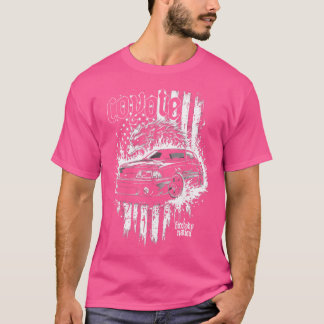 Foxbody Nation Coyote 50 Fox Body Stang Usa Flag T-Shirt