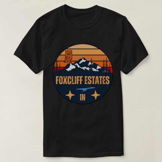 Foxcliff Anwesen, Indiana T-Shirt (Design vorne)