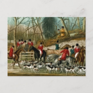 Foxenjagd 1 postkarte