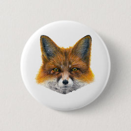 Foxface - Malerei in Acryl Button