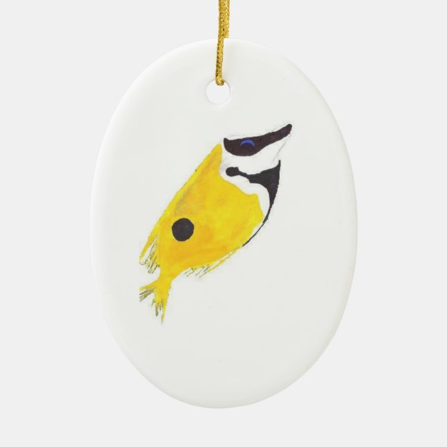 Foxface Rabbitfish Keramikornament (Vorne)