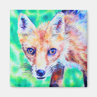 Foxfarbener Bleistift-Magnet - Kunst Magnet
