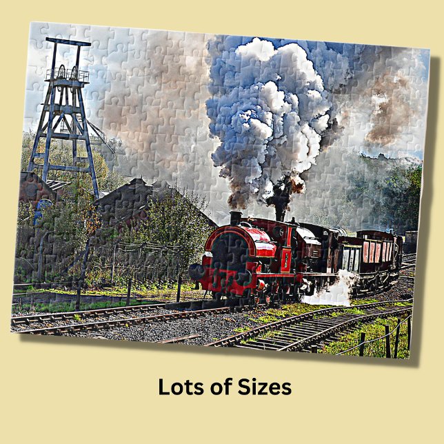Foxfield Colliery Steam Motor Train Puzzle (Von Creator hochgeladen)