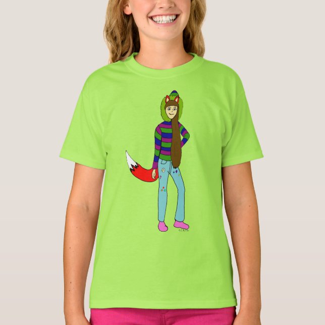 Foxgirl T-Shirt (Vorderseite)