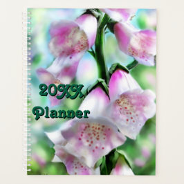 Foxglove Blume Rosa Lila Grüner Garten Planer