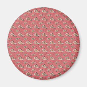 Foxglove Petal Paisley Pattern Magnet