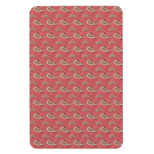Foxglove Petal Paisley Pattern Magnet