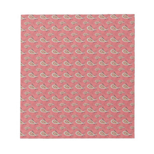 Foxglove Petal Paisley Pattern Notizblock