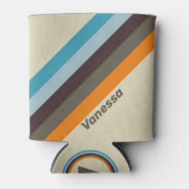 Foxglove Roste Streifen mit Namen Dosenkühler