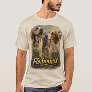 Foxhound-Porträt – Edler Jagdhund T-Shirt