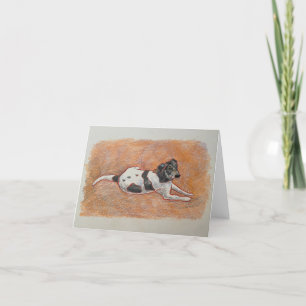 Foxhound Terrier Dankeskarte