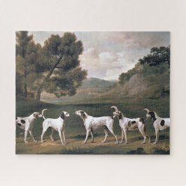 Foxhounds in einer englischen Landschaft (George S Puzzle