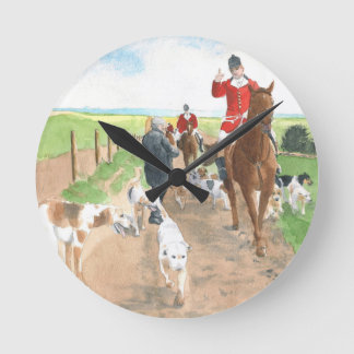 Foxhunt 3 runde wanduhr
