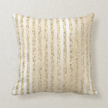Foxier Gold Metallic Stripes Lines Pearly Creamy