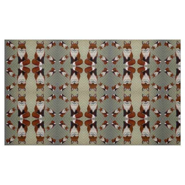 Foxkreis Stoff (Fat Quarter (45,7 x 55,9 cm))