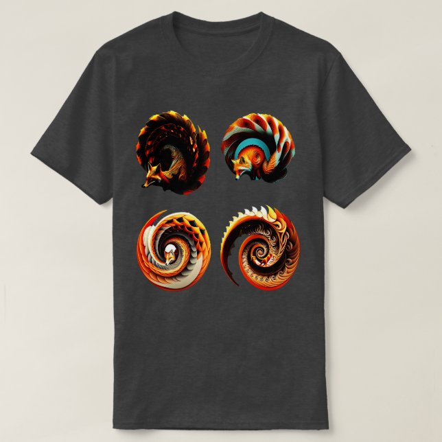 Foxstyle Pattern2023 T-Shirt (Design vorne)