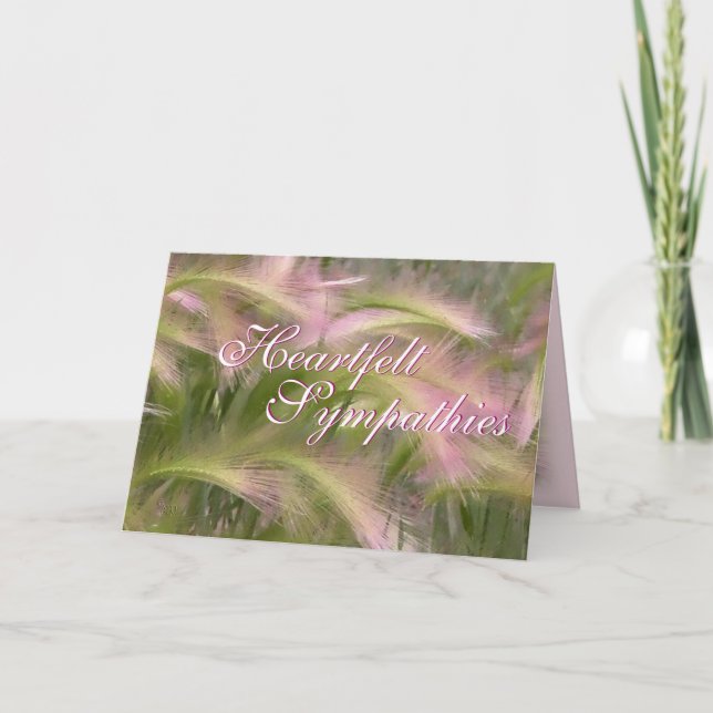 Foxtail Fantasy Beileid - passen Sie jede Gelegenh Karte (Vorderseite)