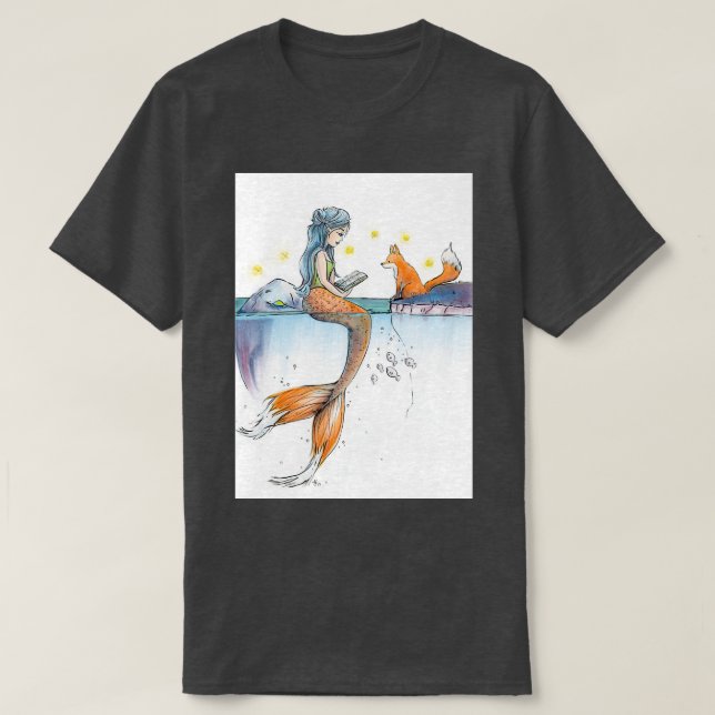 Foxtail Mermaid T-Shirt (Design vorne)