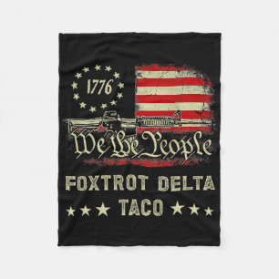 Foxtrot Delta Taco Resist 8647 Lass uns Taco Men W Fleecedecke