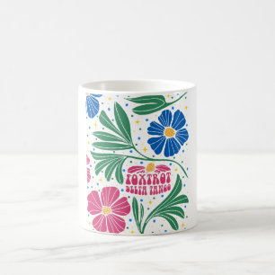 Foxtrot Delta Tango Blume Boho Kaffeetasse