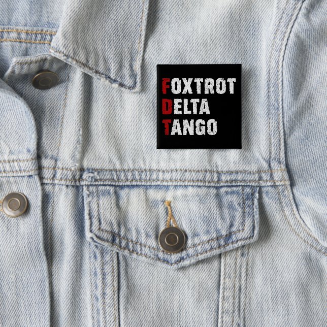 Foxtrot Delta Tango Button (Beispiel)