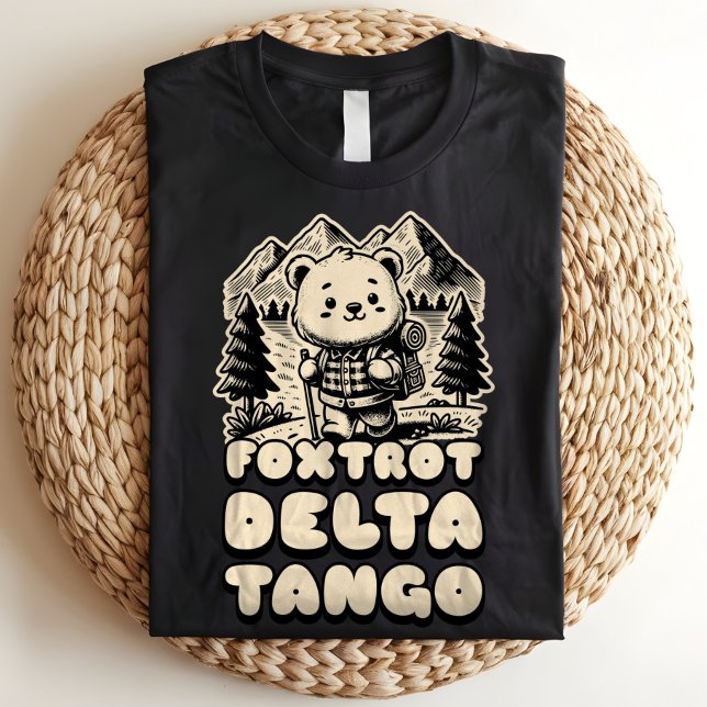 Foxtrot Delta Tango FDT Bear Anti-Trump politisch Tri-Blend Shirt (Von Creator hochgeladen)