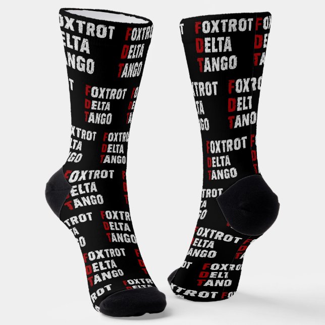 Foxtrot Delta Tango Socken (Gewinkelt)