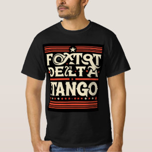 Foxtrot Delta Tango Verstörte Patriotische Phoneti T-Shirt
