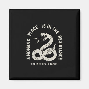 Foxtrot Delta Tango Widerstehe Anti Trump Schlange Magnet