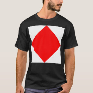 Foxtrot Internationale maritime Signalflagge T-Shirt