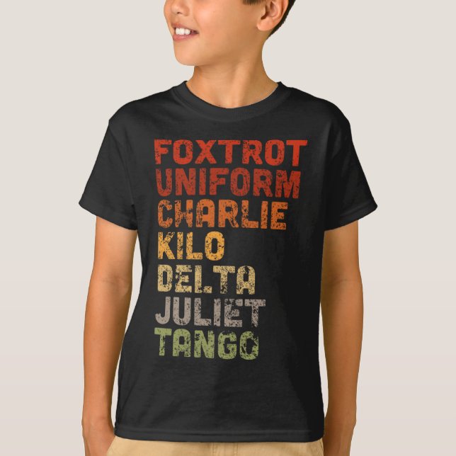 Foxtrot Uniform Djt T-Shirt (Vorderseite)