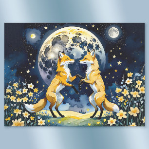 Foxtrot von Moonlight Seidenpapier