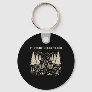 Foxtrots Deltas Tangos Funny Resist Bear Schlüsselanhänger