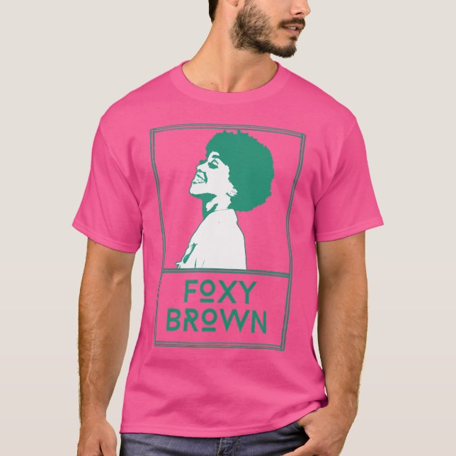 Foxy Brownretro Fan Artwork T-Shirt (Vorderseite)