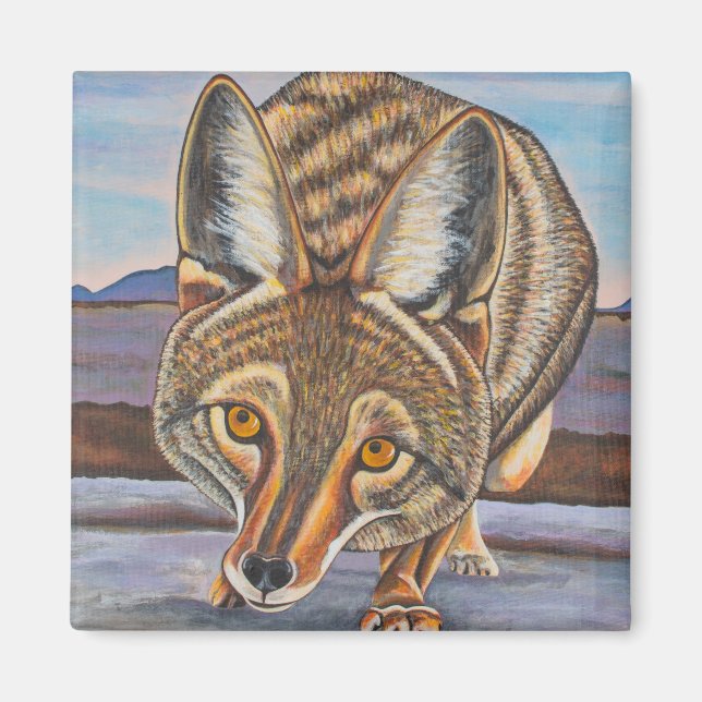 Foxy Coyote Magnet (Vorne)