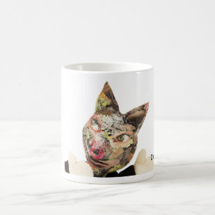 Foxy Dame Portrait Tasse