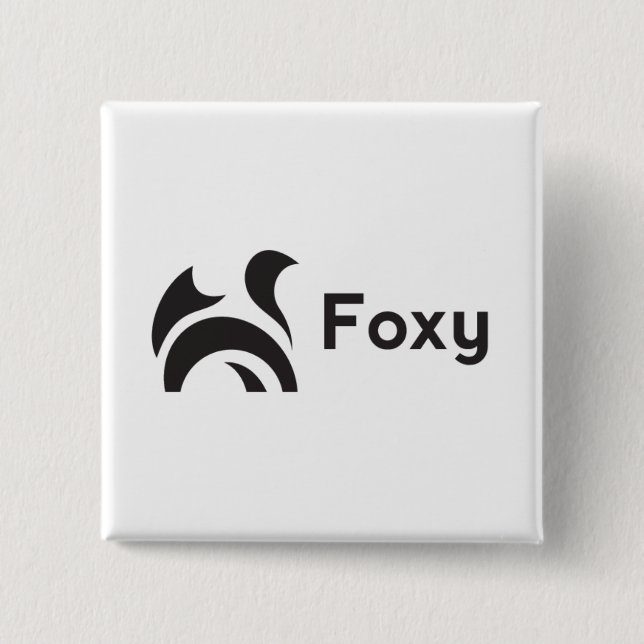 Foxy Design Button (Vorderseite)