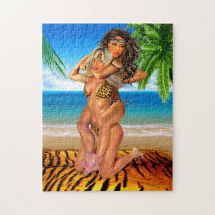 Foxy Dschungel-Ringkämpfer Puzzle