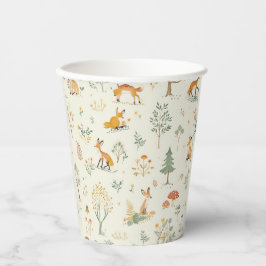 "Foxy Forest Paper Cup" Pappbecher